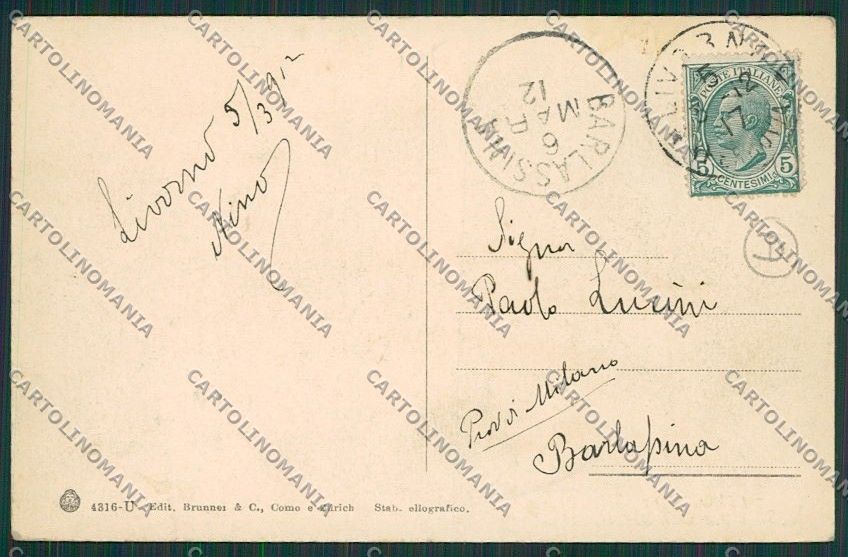 Livorno Città cartolina QQ3539 – retro