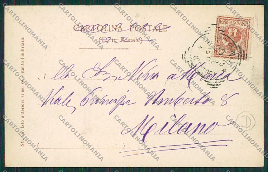 Livorno Città cartolina QQ3540 – retro