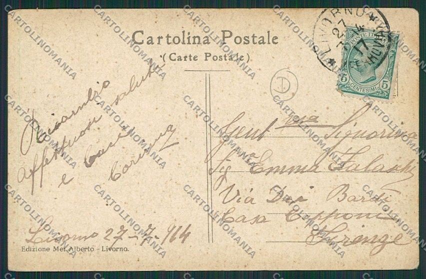 Livorno Città cartolina QQ3546 – retro