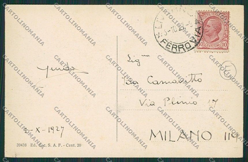 Livorno Città Mercato cartolina QQ3559 – retro