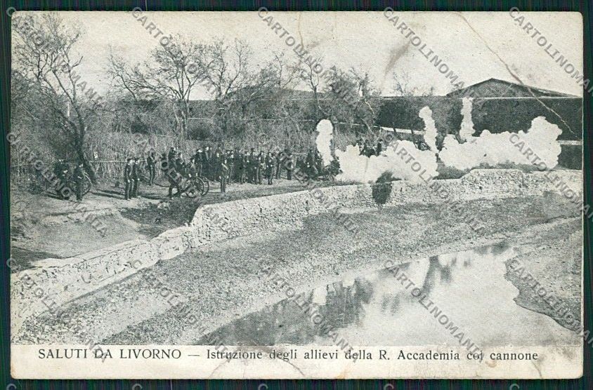 Livorno Città Marina Militare Militari PIEGA cartolina QQ3560 – fronte