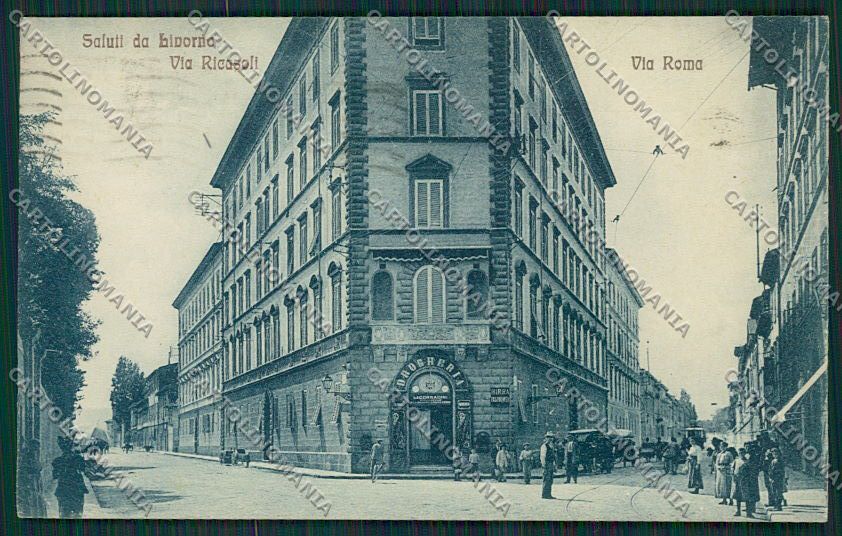 Livorno Città SCOLLATA cartolina QQ3561 – fronte