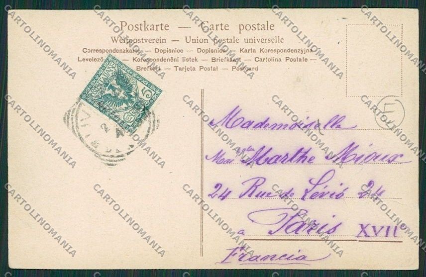 Livorno Città PIEGHINE cartolina QQ3567 – retro
