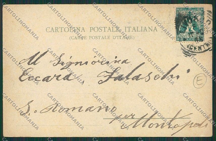 Livorno Città PIEGHINA cartolina QQ3587 – retro