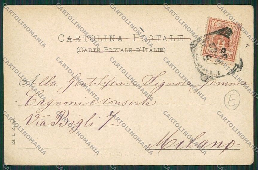 Livorno Città cartolina QQ3589 – retro