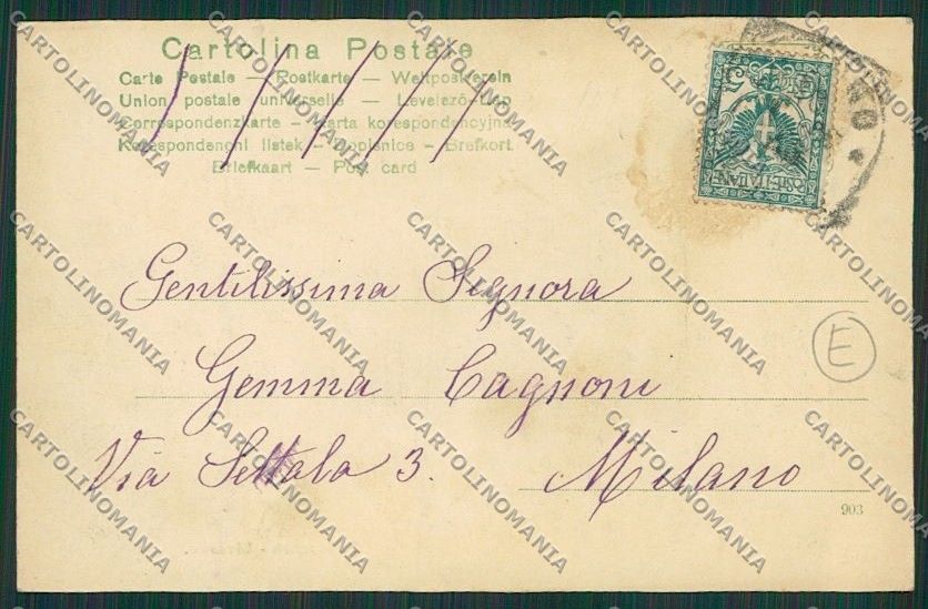 Livorno Città cartolina QQ3590 – retro