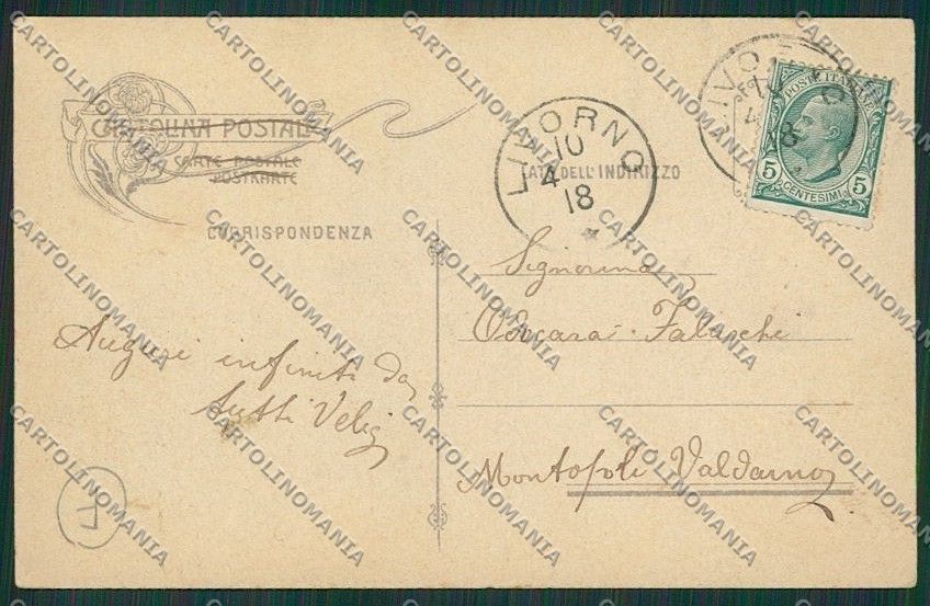 Livorno Città cartolina QQ3599 – retro