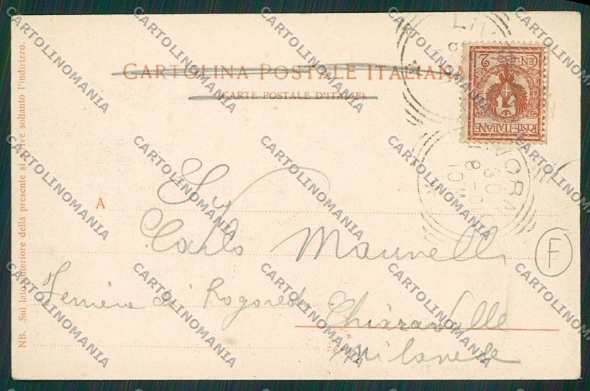 Livorno Città cartolina QQ3601 – retro