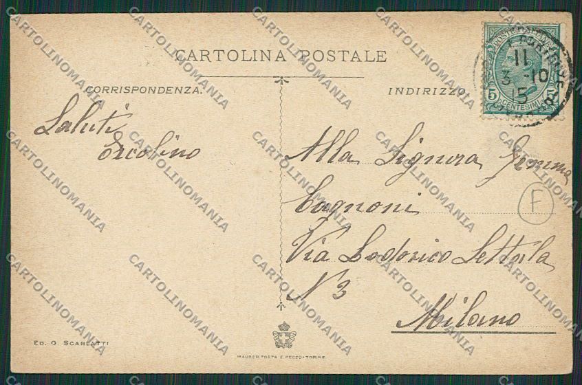 Livorno Città cartolina QQ3604 – retro