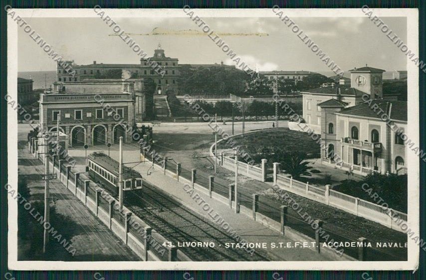 Livorno Città Stazione Treno COLLA Foto cartolina QQ3610 – fronte