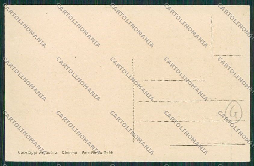 Livorno Città cartolina QQ3617 – retro