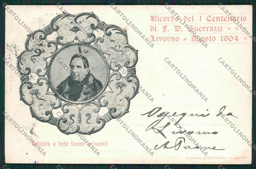 Livorno Città Guerrazzi cartolina QQ3628 – fronte