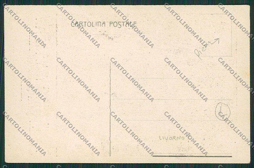 Livorno Città Regina del Mare Feste Estive PIEGA cartolina QQ3634 – retro