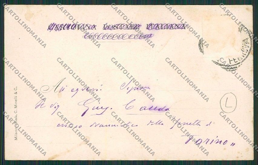 Livorno Città cartolina QQ3636 – retro