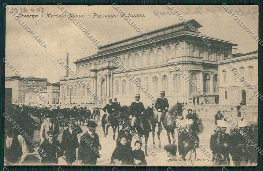 Livorno Città Militari cartolina QQ3641 – fronte