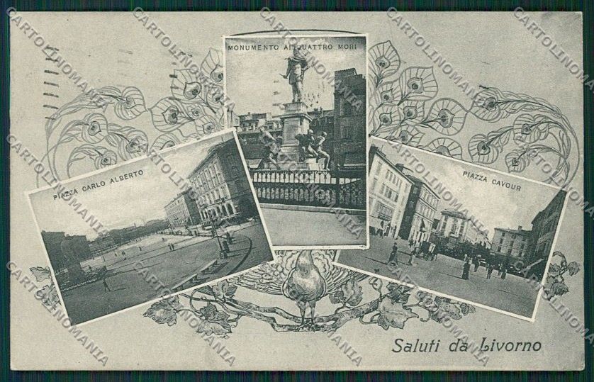 Livorno Città Saluti da cartolina QQ3650 – fronte