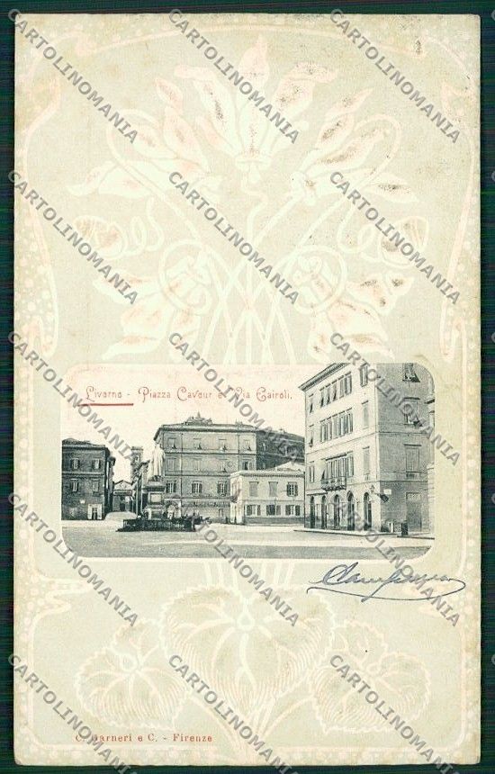 Livorno Città Saluti da cartolina QQ3652 – fronte
