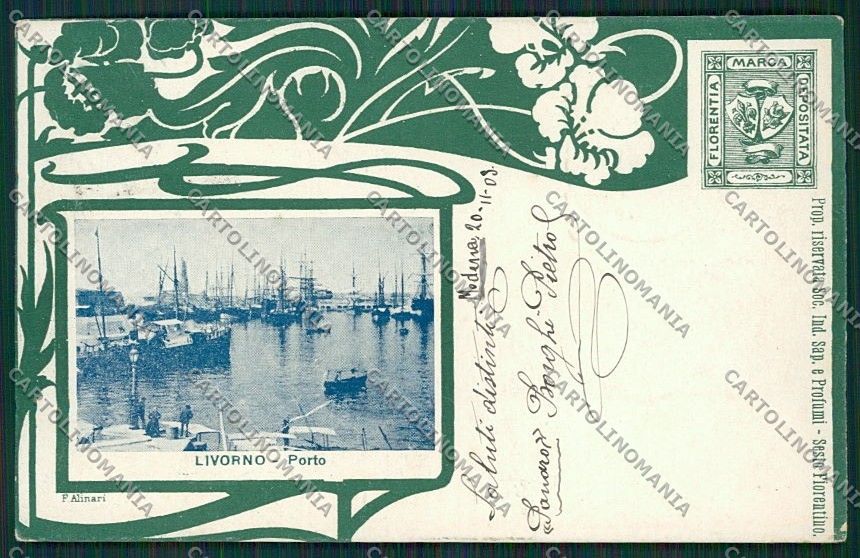 Livorno Città Saluti da cartolina QQ3653 – fronte
