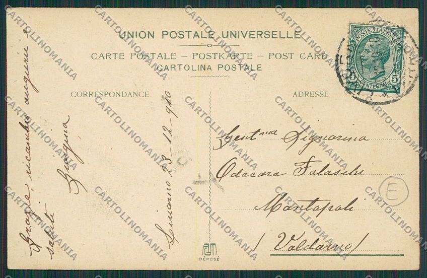 Livorno Città Saluti da cartolina QQ3654 – retro