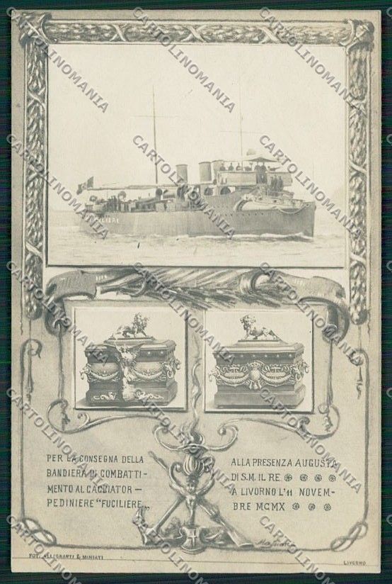 Livorno Città Militari Marina Militare cartolina QQ3668 – fronte