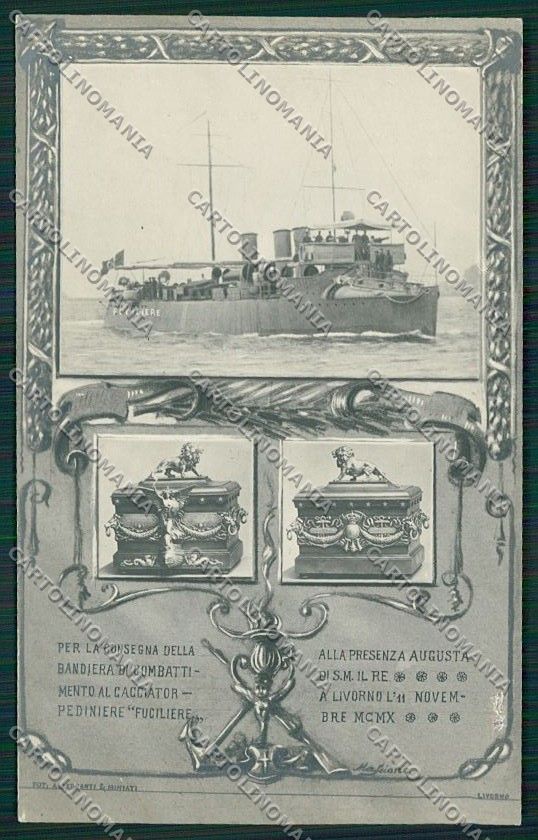 Livorno Città Militari Marina Militare cartolina QQ3669 – fronte
