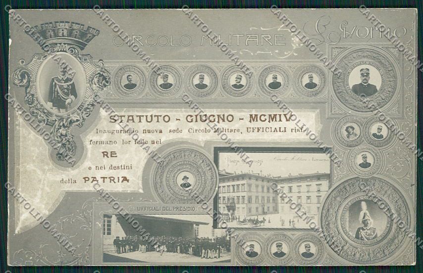 Livorno Città Militari Savoia Foto cartolina QQ3677 – fronte