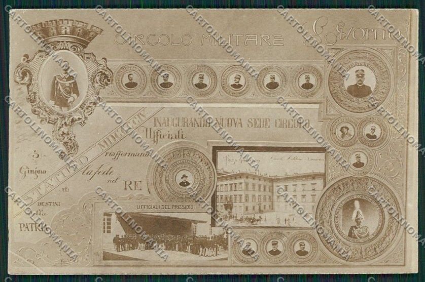 Livorno Città Militari Savoia Foto cartolina QQ3681 – fronte