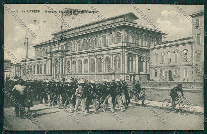 Livorno Città Militari cartolina QQ3684 – fronte