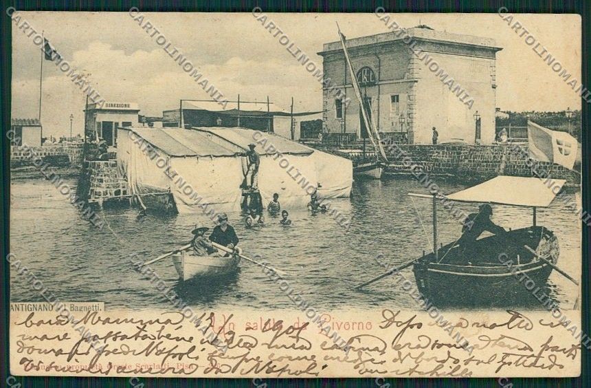 Livorno Città Antignano cartolina QQ3700 – fronte