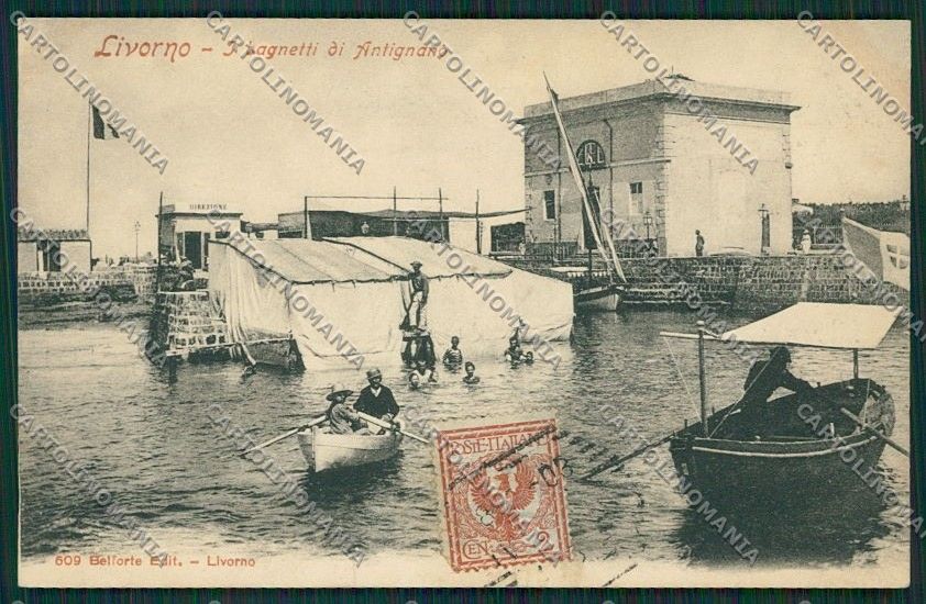 Livorno Città Antignano cartolina QQ3701 – fronte