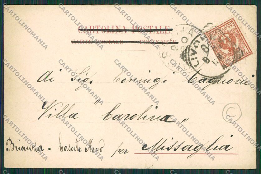 Livorno Città Ardenza cartolina QQ3711 – retro