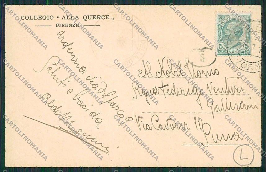 Livorno Città Ardenza Banda Musicale cartolina QQ3720 – retro
