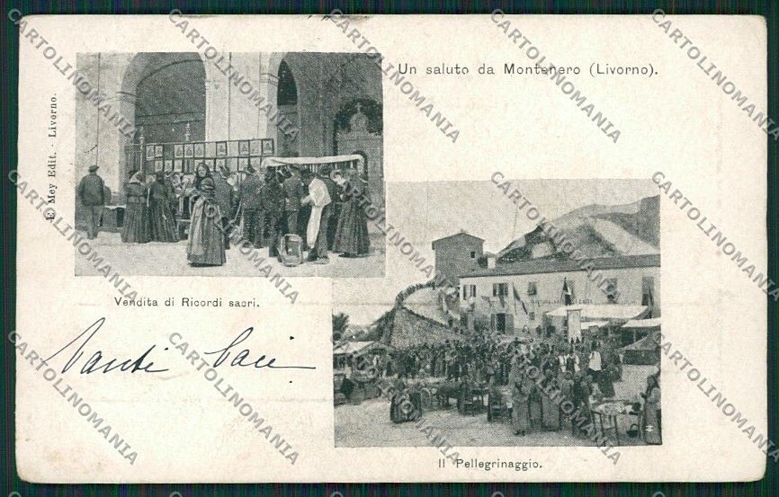 Livorno Montenero Pellegrinaggio cartolina QQ3737 – fronte
