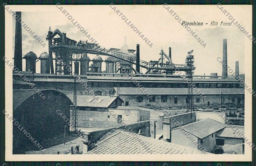 Livorno Piombino Acciaieria cartolina QQ3749 – fronte