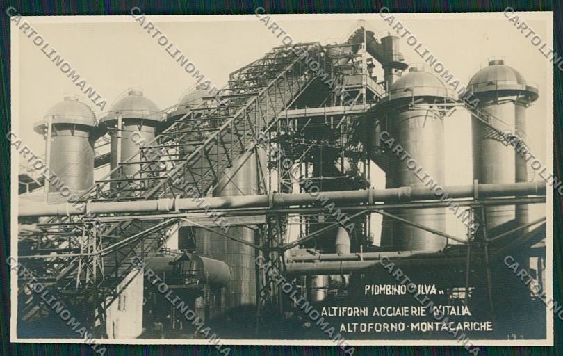Livorno Piombino Acciaieria Foto cartolina QQ3768 – fronte
