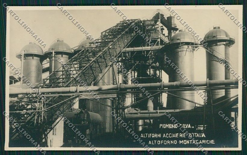 Livorno Piombino Acciaieria Foto cartolina QQ3769 – fronte