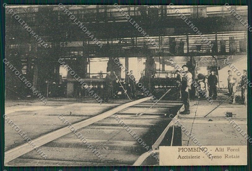 Livorno Piombino Acciaieria cartolina QQ3780 – fronte