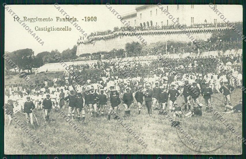 Livorno Rosignano Marittima Castiglioncello Militari Foto cartolina QQ3791 – fronte