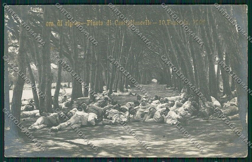 Livorno Rosignano Marittima Castiglioncello Militari Foto cartolina QQ3795 – fronte