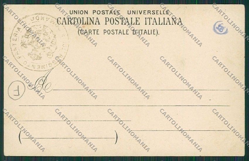 Livorno Rosignano Marittima Castiglioncello Militari Foto cartolina QQ3795 – retro