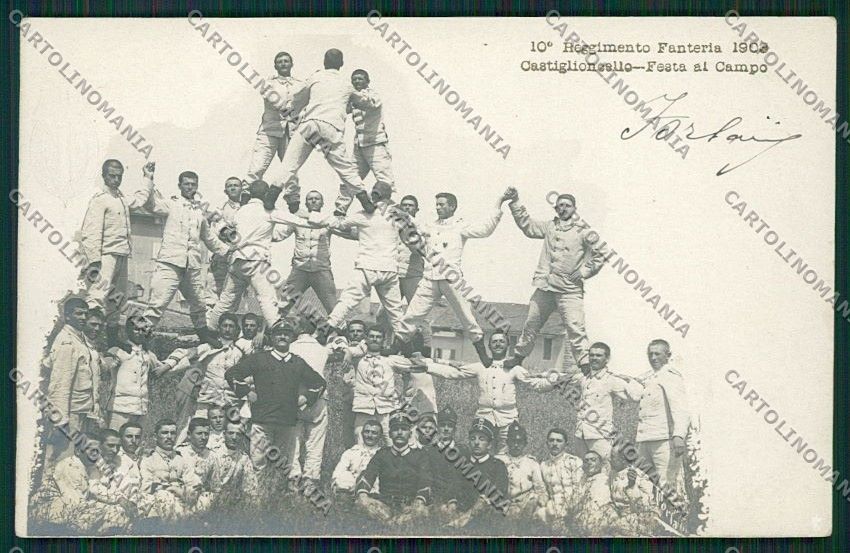 Livorno Rosignano Marittima Castiglioncello Militari Foto cartolina QQ3808 – fronte