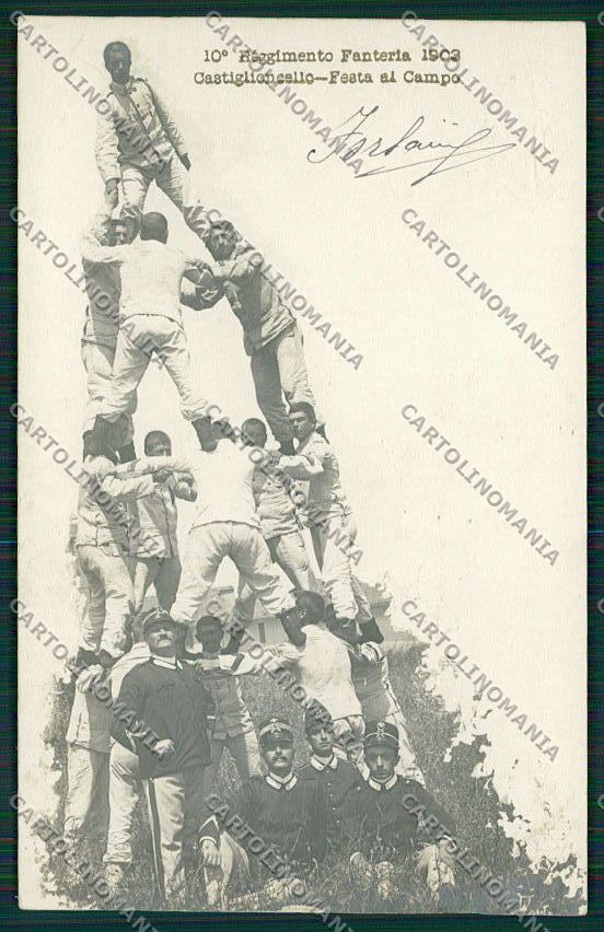 Livorno Rosignano Marittima Castiglioncello Militari Foto cartolina QQ3814 – fronte