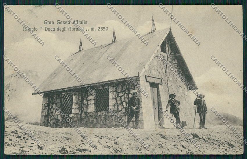 L'Aquila Gran Sasso Rifugio Alterocca 1392 cartolina QQ3843 – fronte