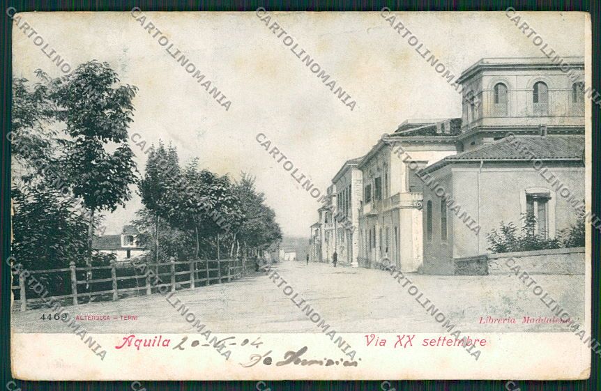 L'Aquila Città Alterocca 4469 cartolina QQ3858 – fronte
