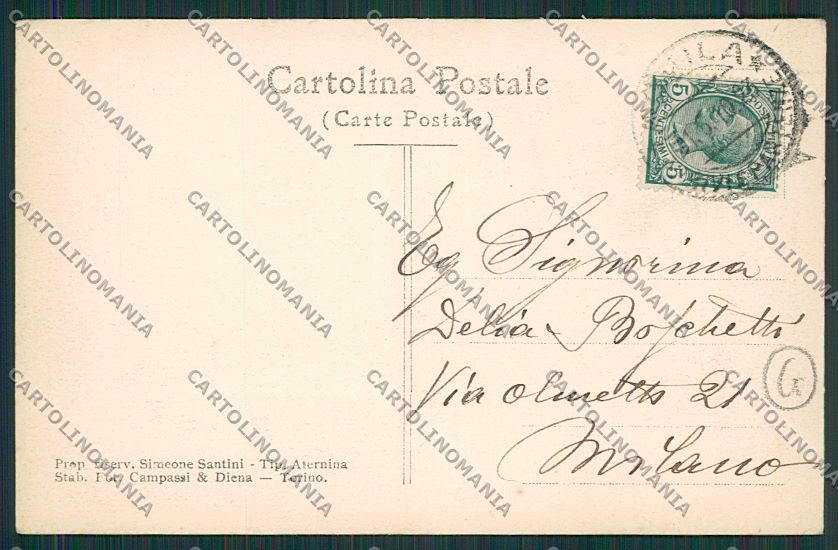 L'Aquila Città cartolina QQ3862 – retro