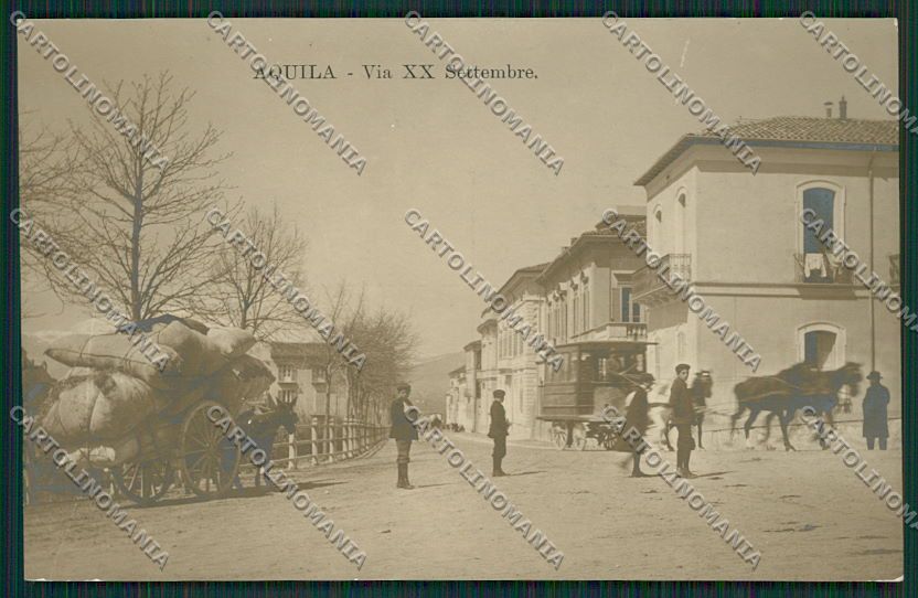L'Aquila Città Omnibus Foto cartolina QQ3875 – fronte