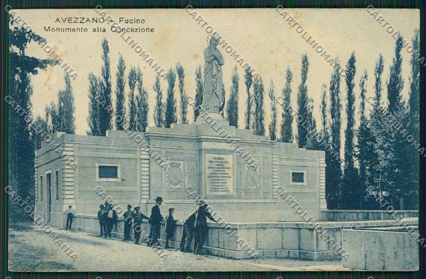 L'Aquila Avezzano PIEGA cartolina QQ3885 – fronte