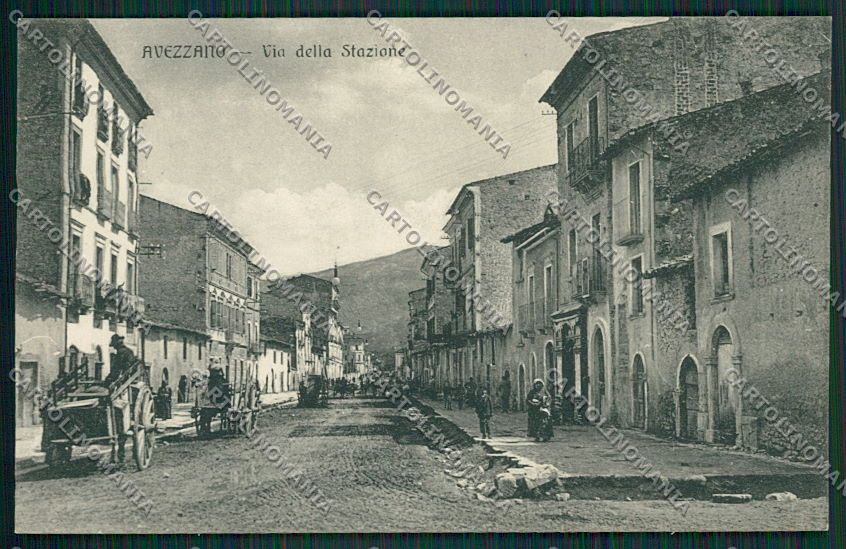 L'Aquila Avezzano cartolina QQ3911 – fronte