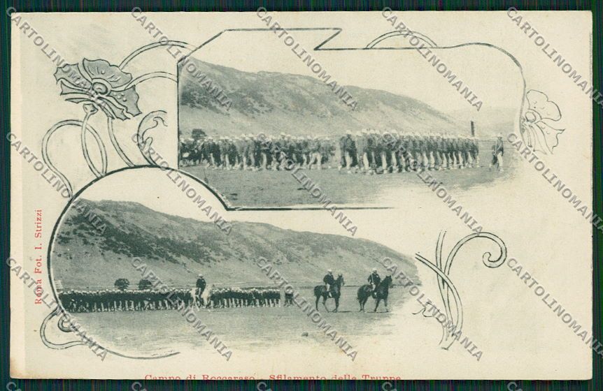 L'Aquila Roccaraso Militari cartolina QQ3926 – fronte