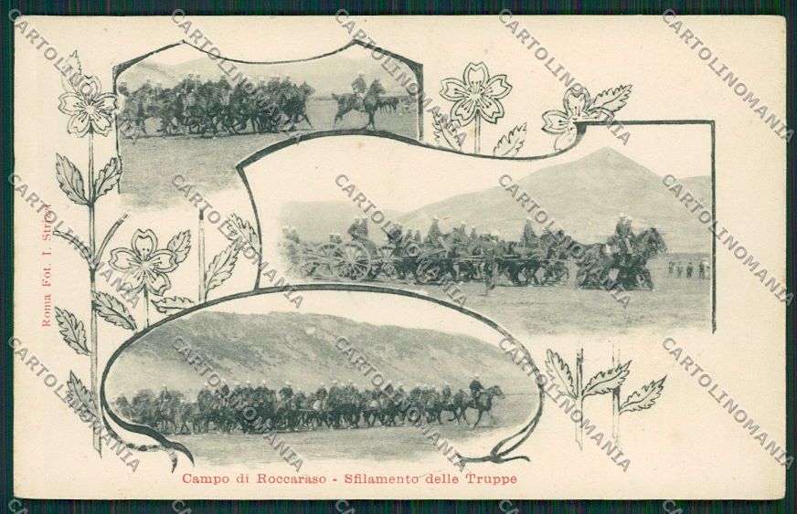 L'Aquila Roccaraso Militari cartolina QQ3927 – fronte